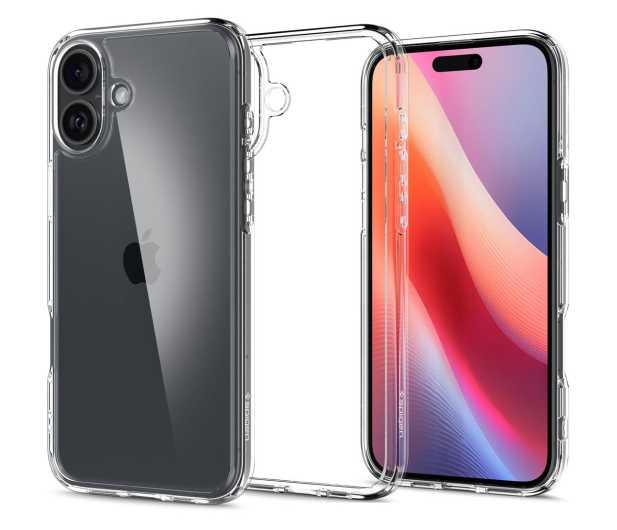 SPIGEN Ultra Hybrid do iPhone 16 Plus Crystal Clear ACS08069 - 1279662 - zdjęcie